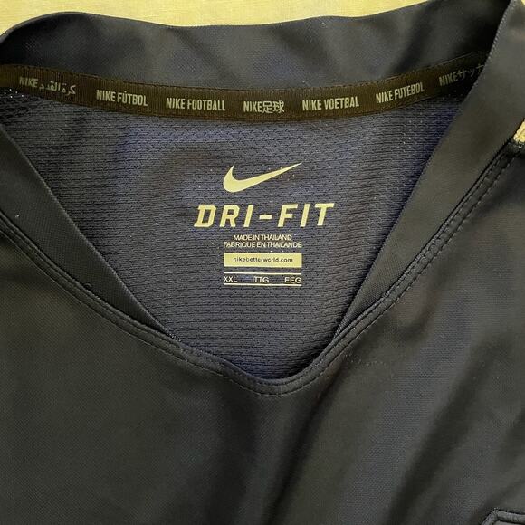 Nike Manchester City Futbol Club Striped Soccer Jersey Size XXL - Picture 3 of 3